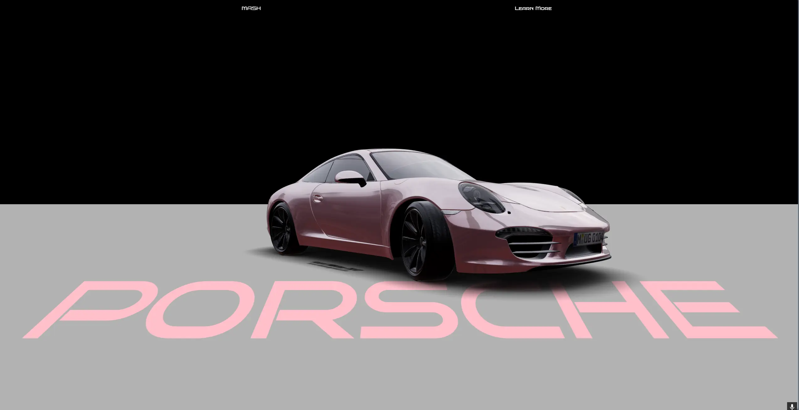 Porsche Landing Page-project-image
